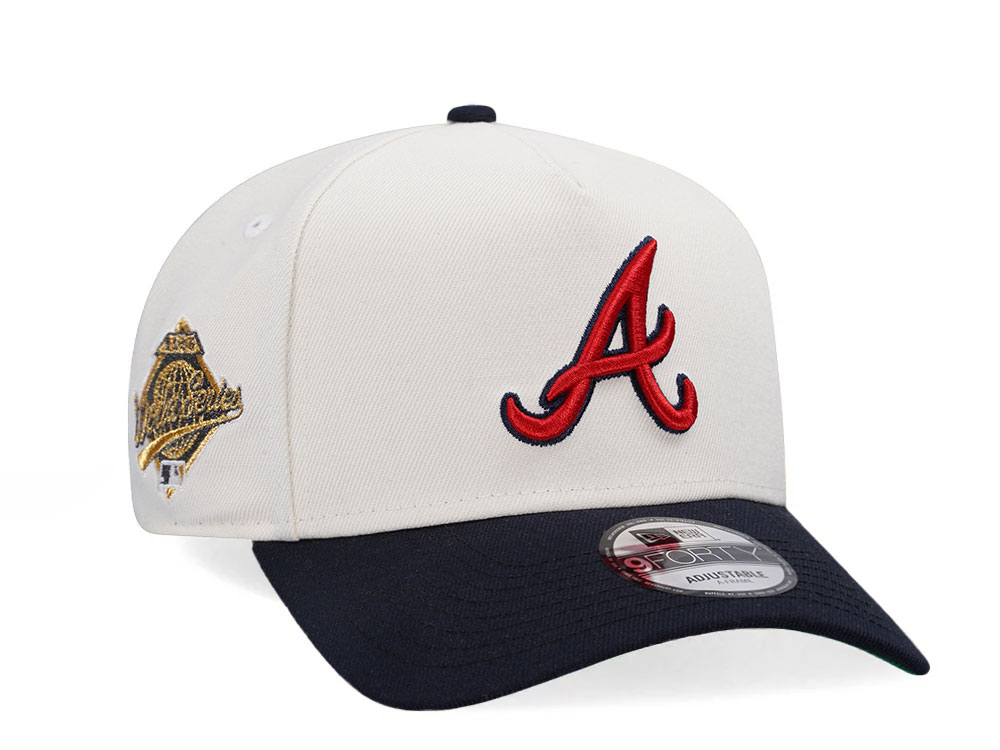 New Era Atlanta Braves World Series 1995 Chrome Edition 9Forty A Frame Snapback Hat