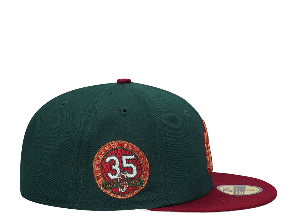New Era Seattle Mariners 35th Anniversary Colorflip Trident Prime Two Tone Edition 59Fifty Fitted Hat
