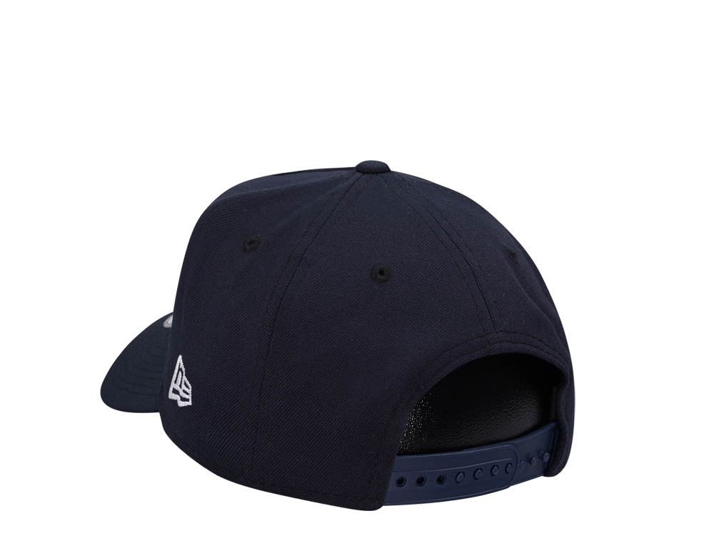 New Era Milwaukee Bucks Navy Classic Edition 9Forty A Frame Snapback Hat