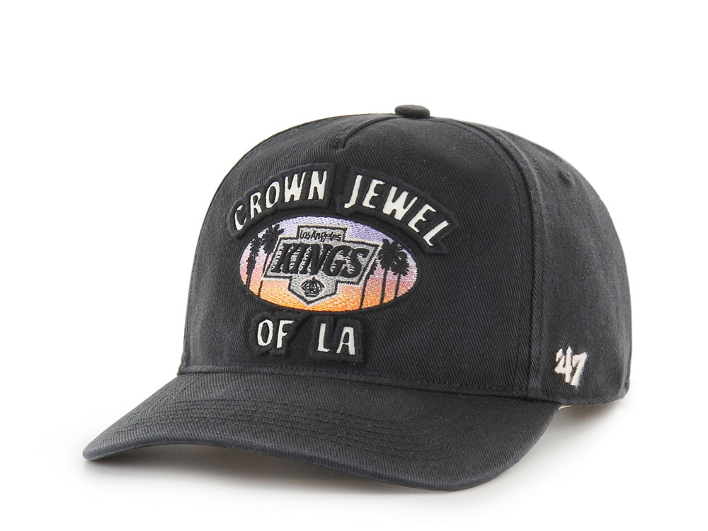 47Brand Los Angeles Kings Black Charlton Edition Hitch Snapback Cap