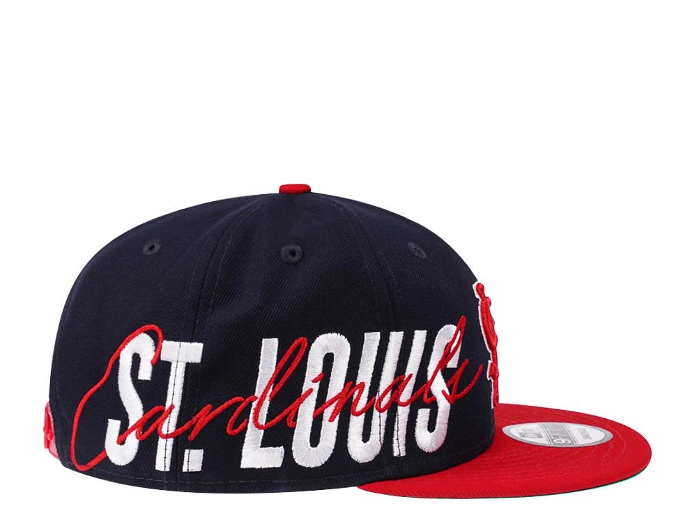 New Era St. Louis Cardinals Navy Sidefront Edition 9Fifty Snapback Hat