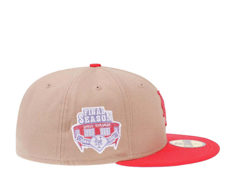 New Era New York Mets Shea Stadium Final Season Lava Sands Edition 59Fifty Fitted Hat