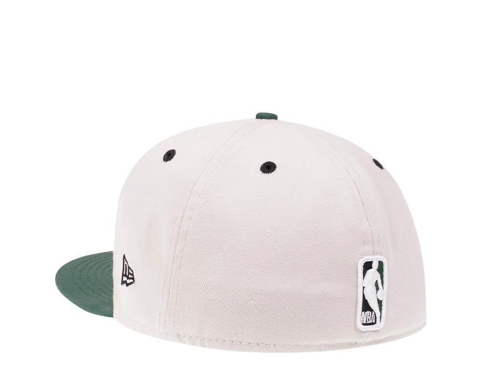New Era Milwaukee Bucks Stone Two Tone Edition 59Fifty Fitted Hat