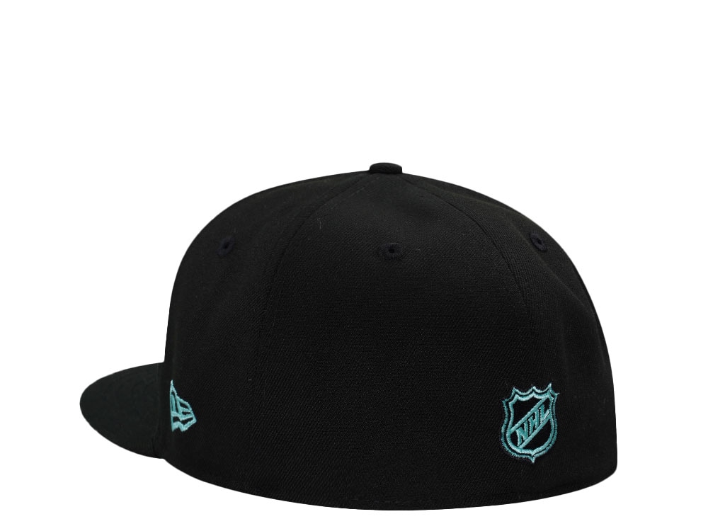 New Era New York Rangers Black Tiffany Prime Edition 59Fifty Fitted Hat