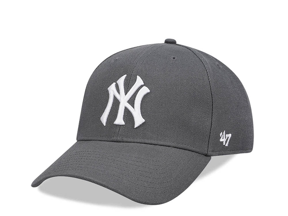 47Brand New York Yankees Charcoal MVP Snapback Hat