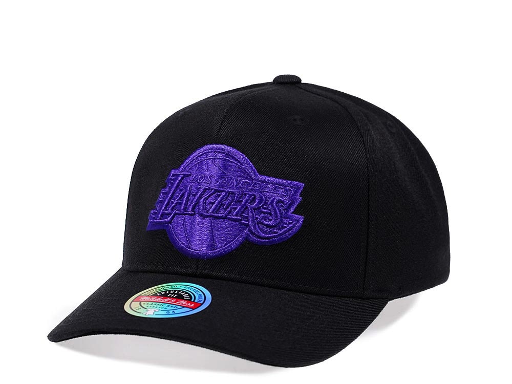 Mitchell & Ness Los Angeles Lakers Duotone Red Line Flex Snapback Hat