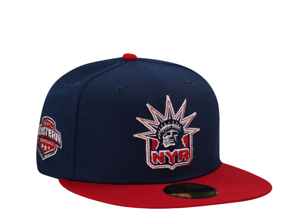 New Era New York Rangers Lady Liberty Two Tone Edition Navy 59Fifty Fitted Hat