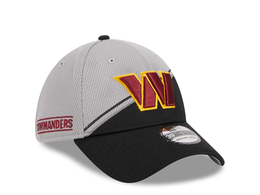 New Era Washington Commanders NFL Sideline 2023 39Thirty Stretch Hat
