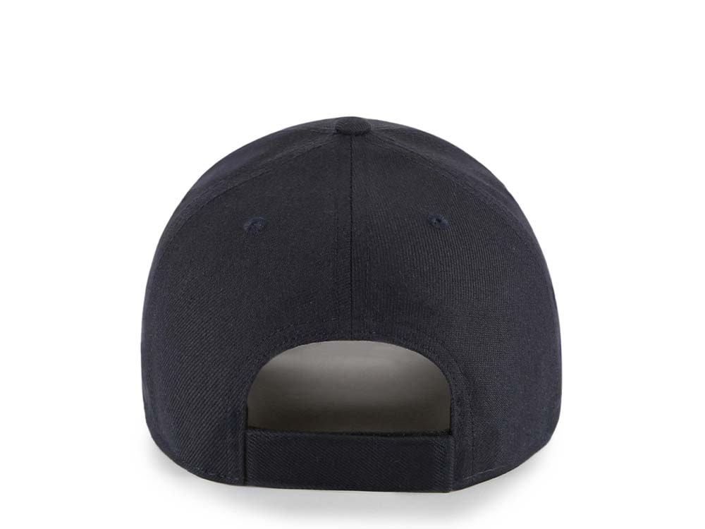 47Brand Michigan Wolverines Navy Wool MVP Strapback Hat