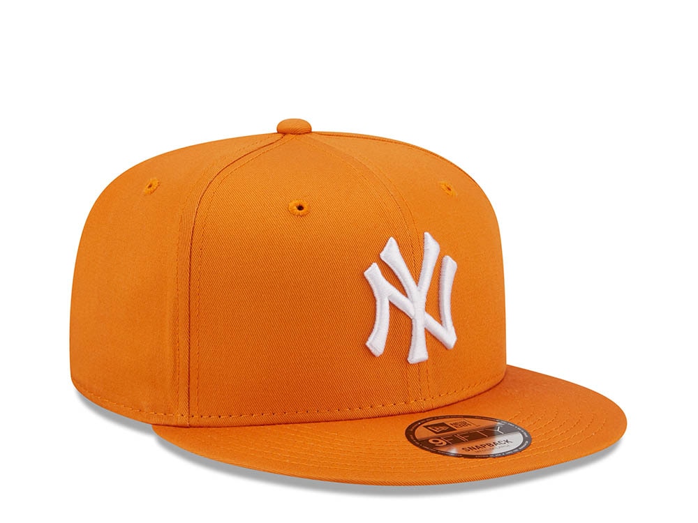 New Era New York Yankees League Essential Orange 9Fifty Snapback Hat