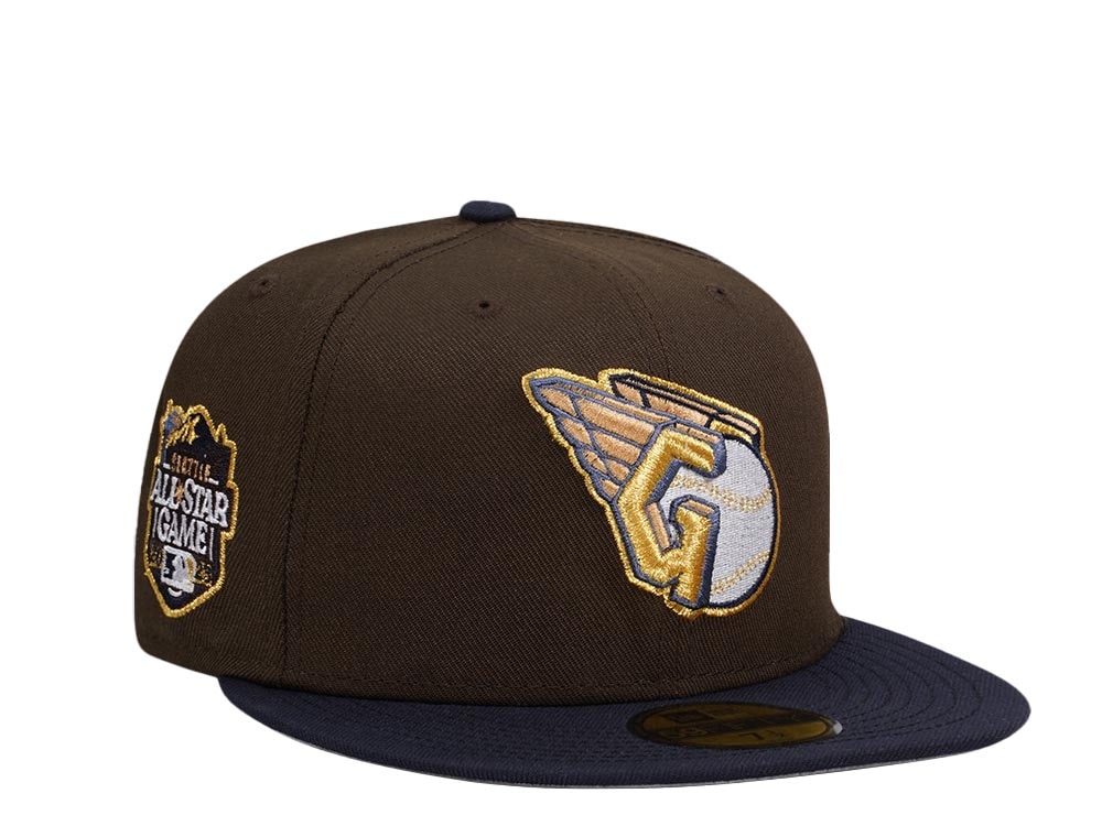 New Era Cleveland Guardians All Star Game 2023 Gold Prime Two Tone Edition 59Fifty Fitted Hat