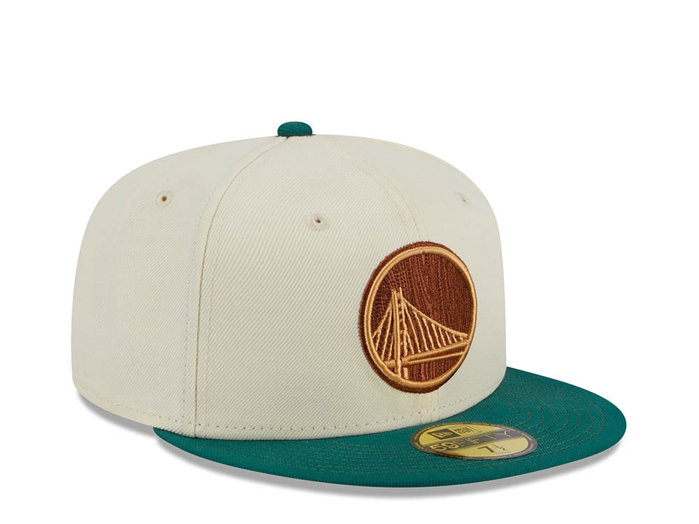 New Era Golden State Warriors Stone Two Tone Camp Classic Edition 59Fifty Fitted Hat