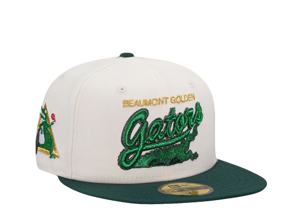 New Era Beaumont Golden Gators Chrome Prime Two Tone Edition 59Fifty Fitted Hat