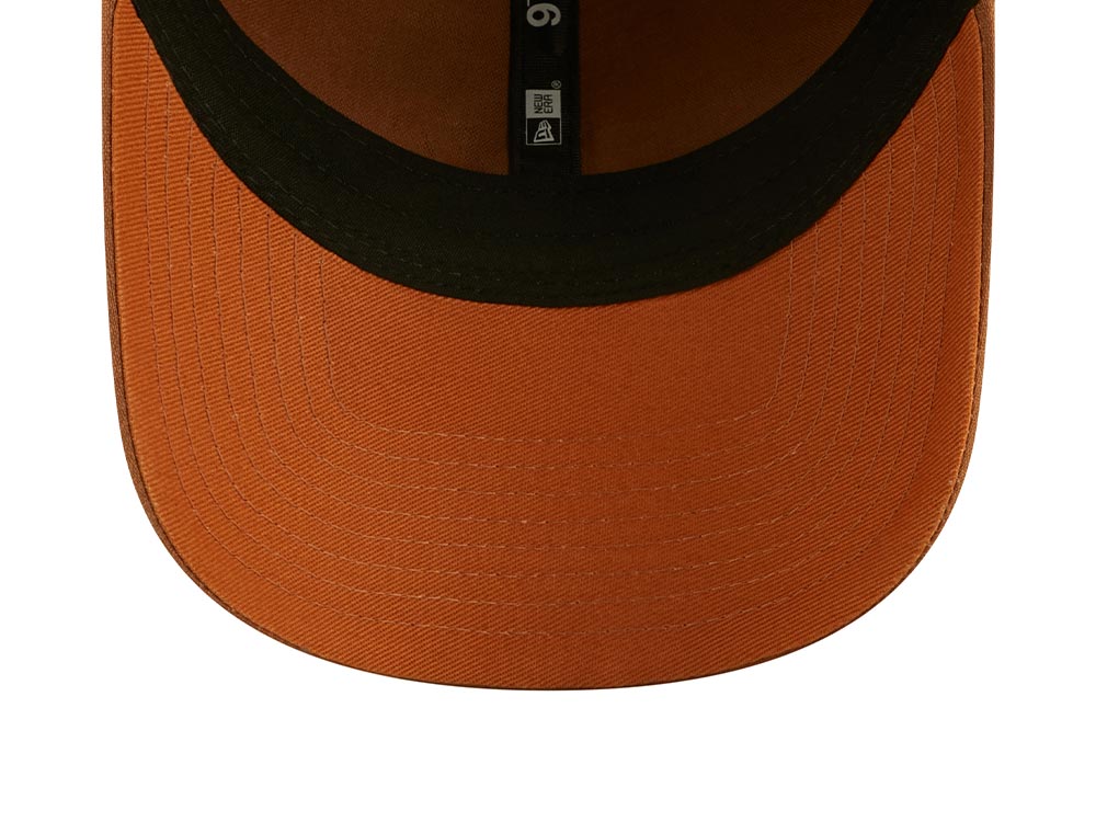 New Era Linen Brown 9Twenty Strapback Hat
