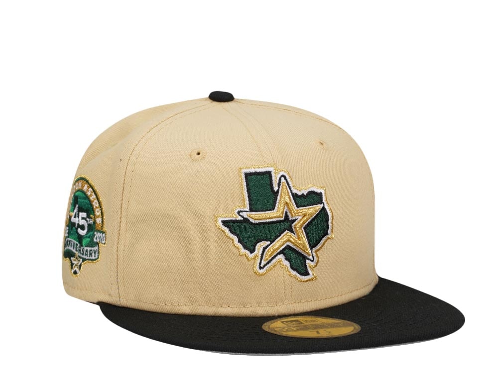 New Era Houston Astros 45th Anniversary Color Flip Vegas Two Tone Edition 59Fifty Fitted Hat