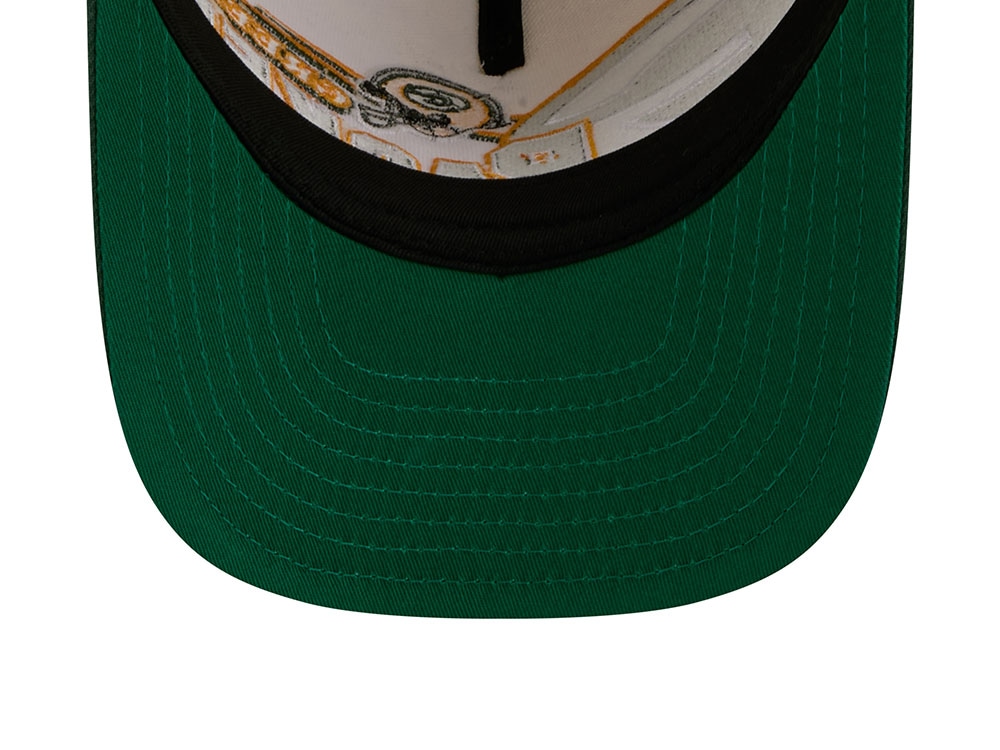 New Era Green Bay Packers Classic Logo Two Tone Edition 9Fifty A Frame Snapback Cap