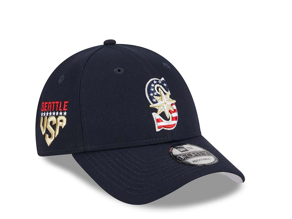 New Era Seattle Mariners 4th of July 23 9Forty Stretch Snapback Hat