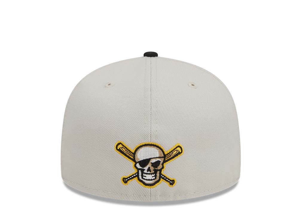 New Era Pittsburgh Pirates Farm Team Stone Throwback Two Tone Edition 59Fifty Fitted Hat