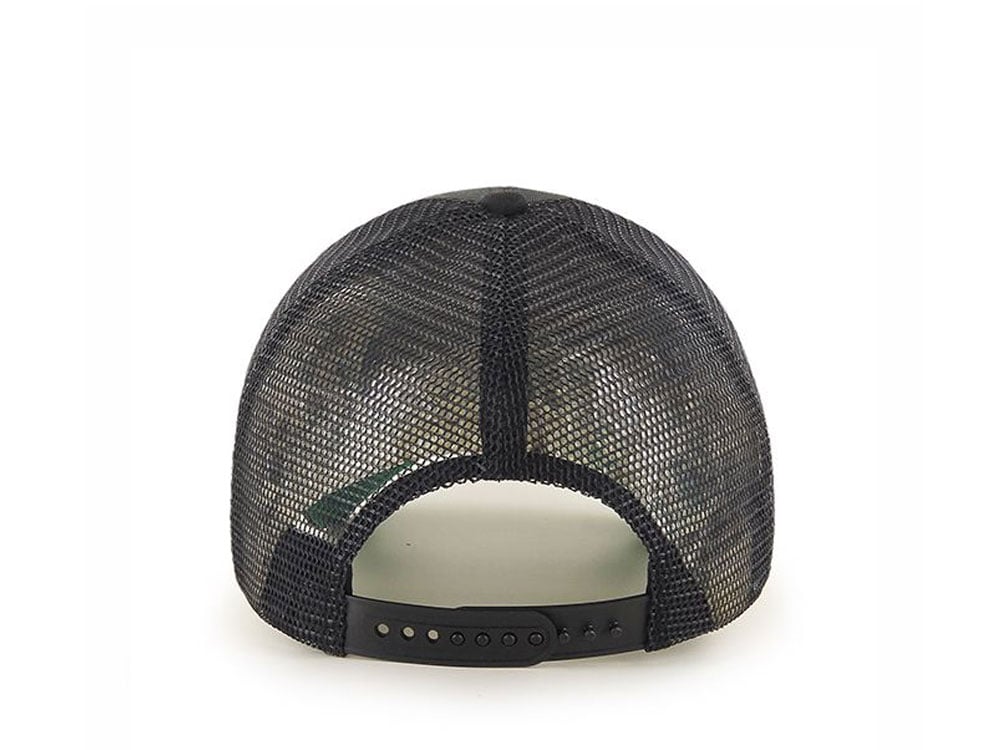 47Brand Chicago White Sox Black on Black Classic Trucker Snapback Hat