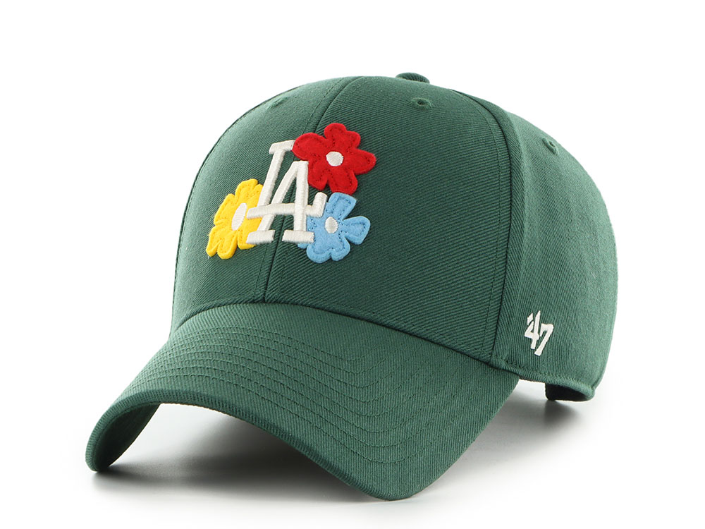 47 Brand Los Angeles Dodgers Gallery Dark Green MVP Strapback Cap