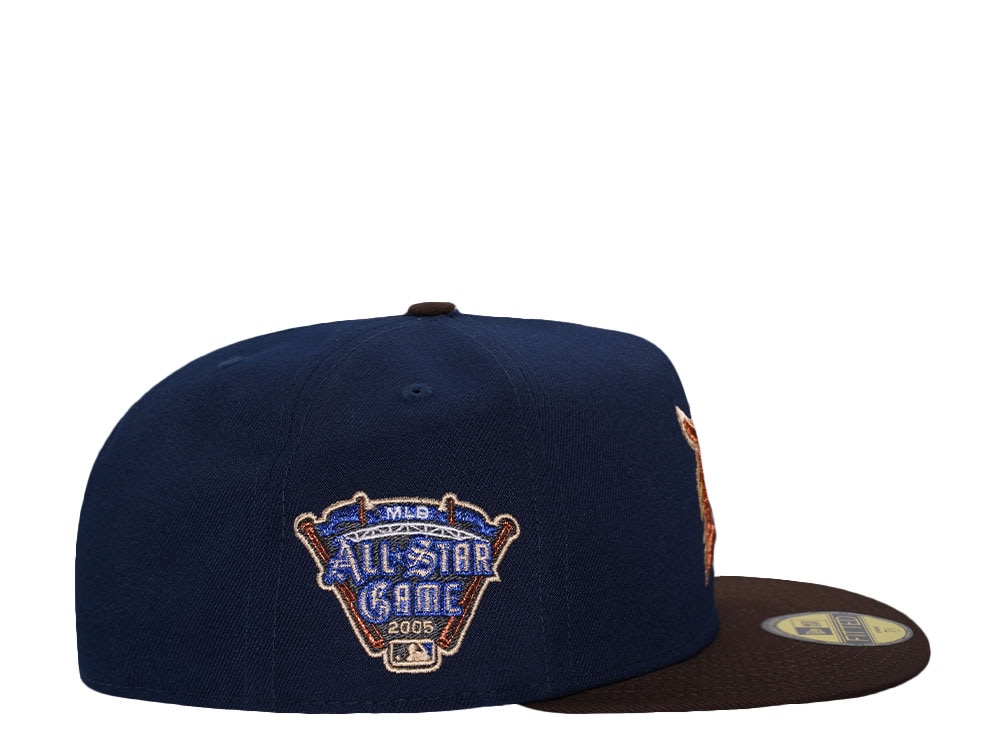 New Era Detroit Tigers All Star Game 2005 Copper Two Tone Edition A Frame 59Fifty Fitted Hat