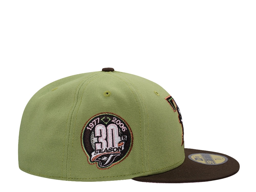 New Era Toronto Blue Jays 30th Anniversary Matcha Two Tone Edition 59Fifty Fitted Cap