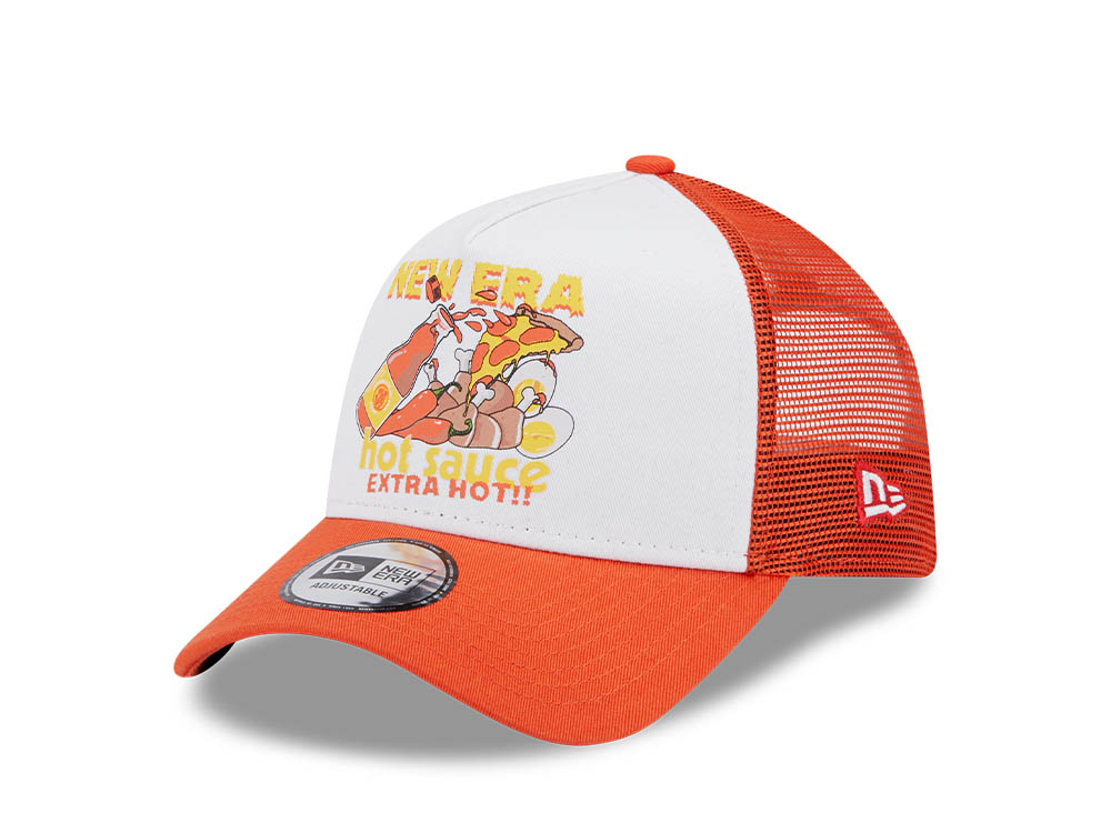 New Era Soy Hot Sauce  9Forty A Frame Trucker Snapback Hat