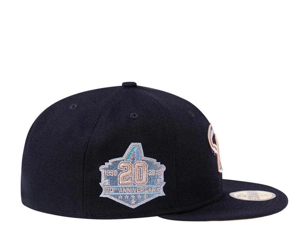 New Era Arizona Diamondbacks 20th Anniversary Arctic Peach Edition 59Fifty Fitted Hat