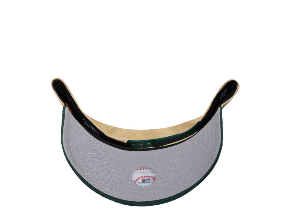 New Era Oakland Athletics Rickey Henderson Field Vegas Gold Two Tone 9Forty A Frame Snapback Hat