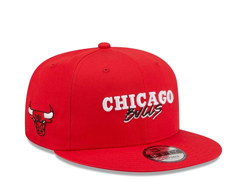 New Era Chicago Bulls Sript Team 9fifty Snapback Hat