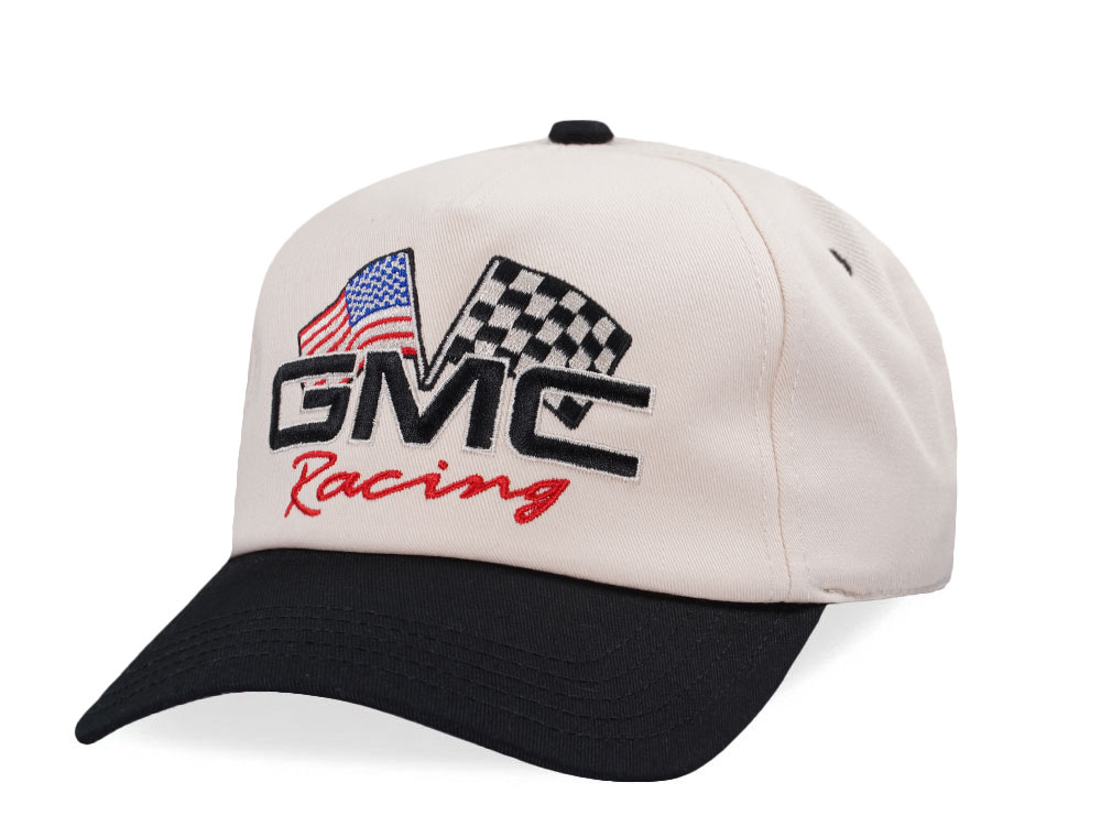 American Needle GMC Racing Roscoe Ivory Snapback Cap