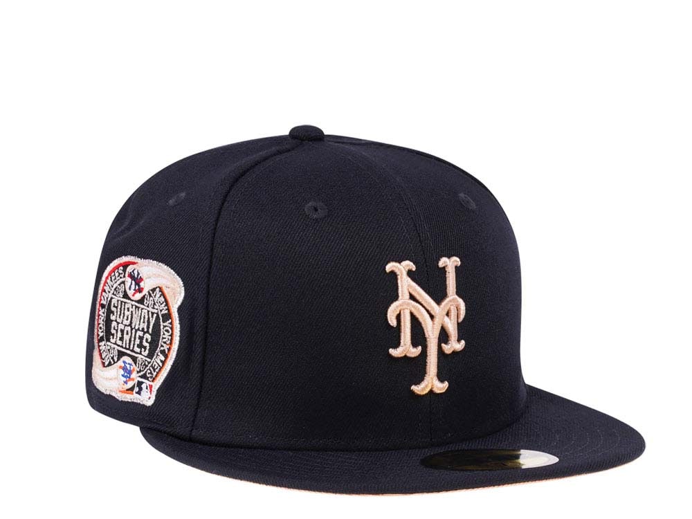 New Era New York Mets Subway Series 2000 Navy Peach Edition 59Fifty Fitted Hat