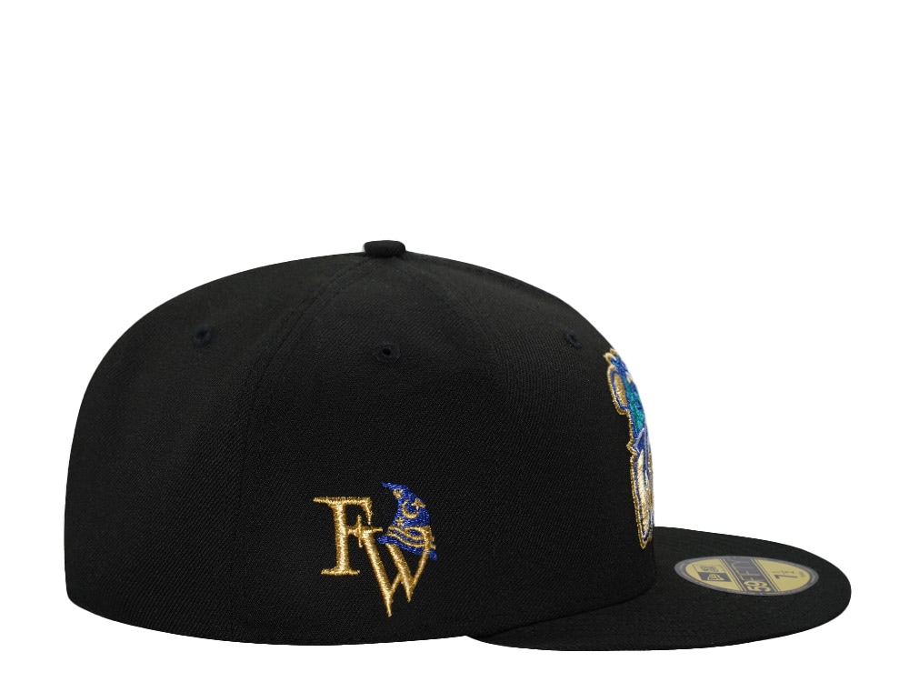 New Era Fort Wayne Wizards Black Metallic Edition 59Fifty Fitted Hat