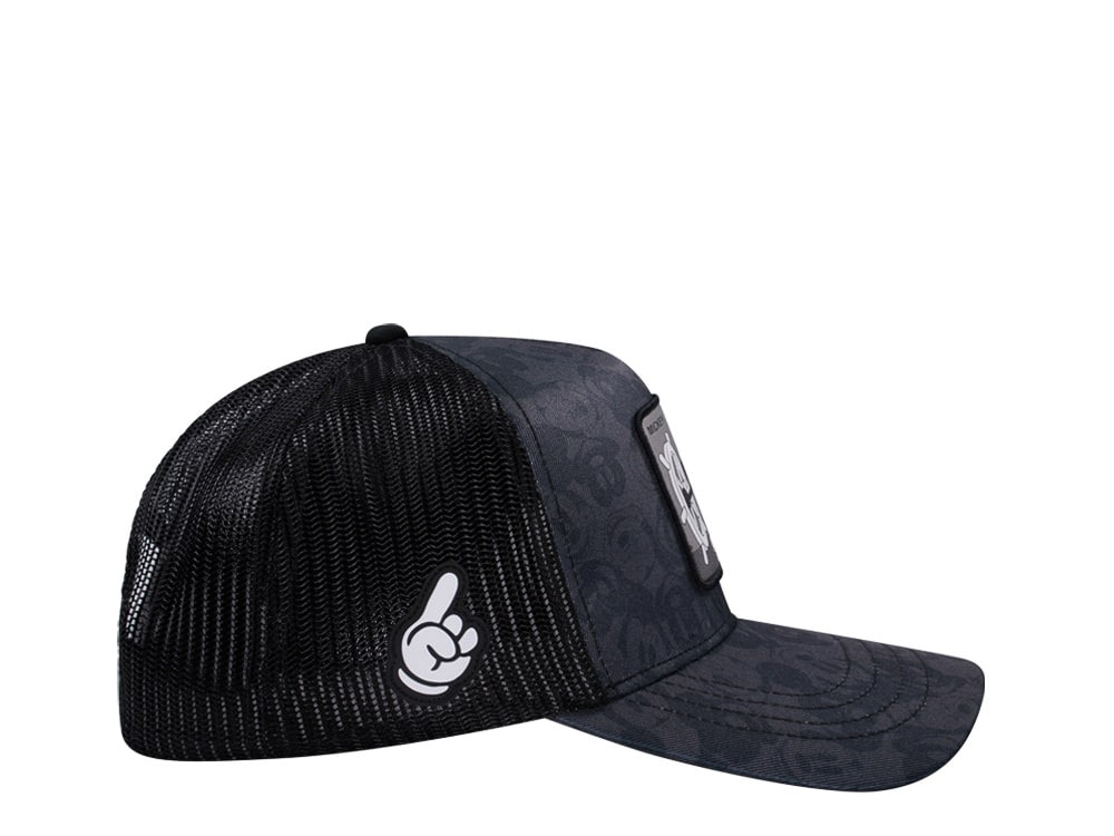 Capslab Disney Mickey Mouse Black Grey Trucker Snapback Hat