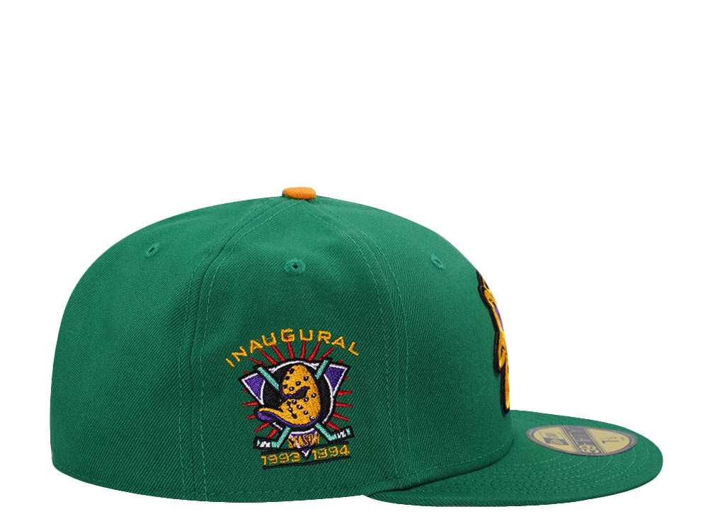 New Era Anaheim Ducks Inaugural Season Kelly Green Prime Edition 59Fifty Fitted Cap