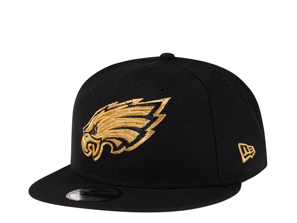 New Era Philadelphia Eagles Black and Gold Edition 9Fifty Snapback Hat
