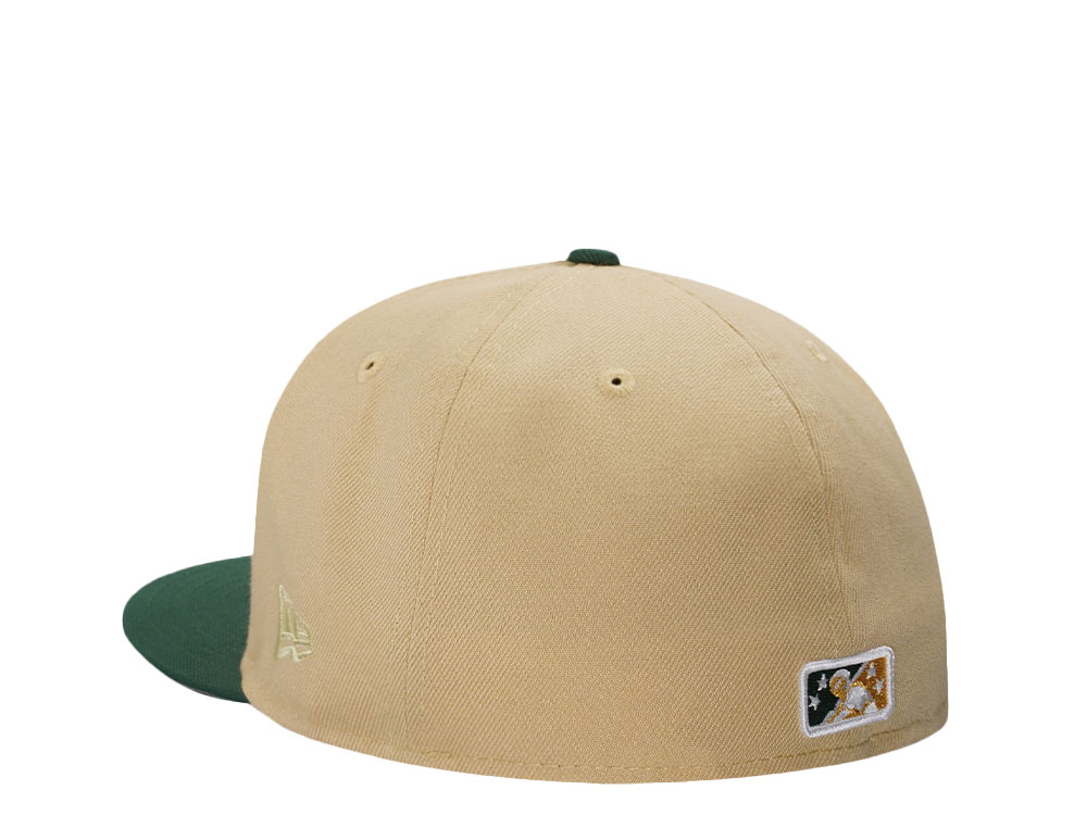New Era Wisconsin Timber Rattlers 20 Seasons Vegas Gold Two Tone Edition 59Fifty Fitted Hat