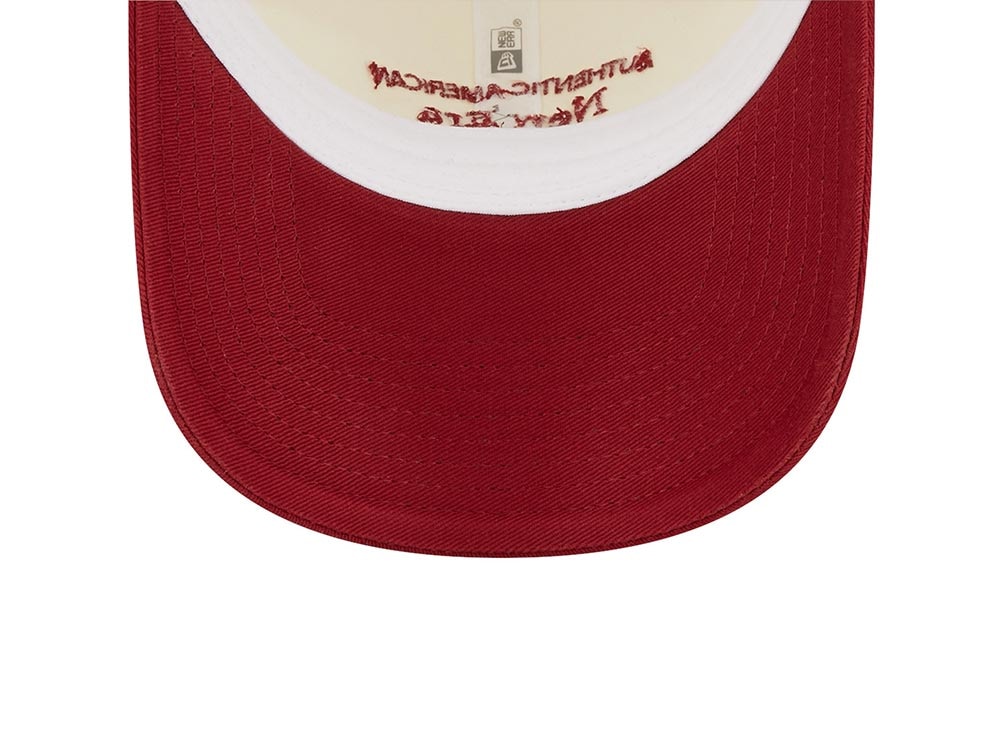 New Era Est. 1920 Contrast Stone Merlot Two Tone 9Twenty Strapback Hat