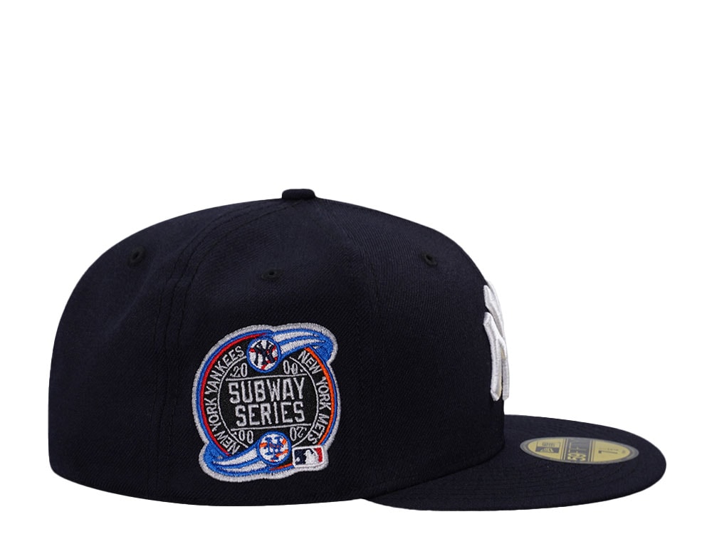 New Era New York Yankees Subway Series 2000 Navy Wool Edition 59Fifty Fitted Hat