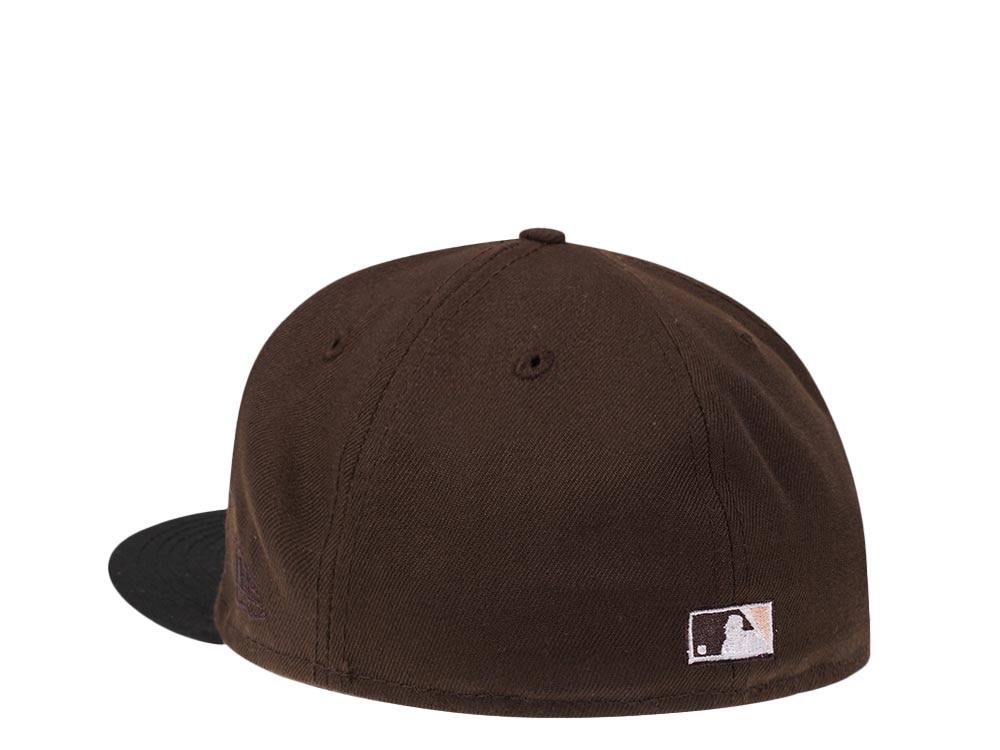 New Era Baltimore Orioles 25th Anniversary Coffee Peach Edition 59Fifty Fitted Hat