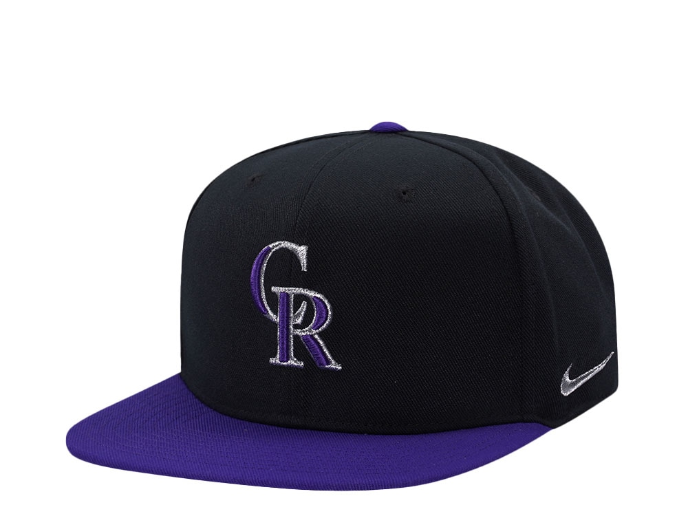 Nike Colorado Rockies Dri-Fit Pro Black Two Tone Edition Snapback Cap