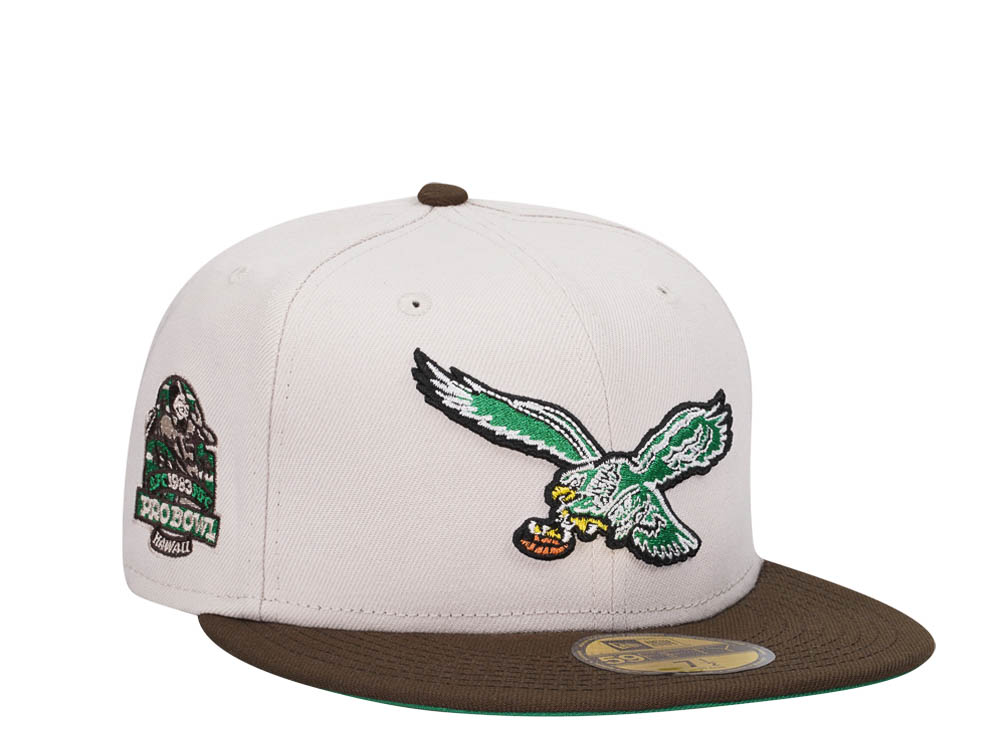 New Era Philadelphia Eagles Pro Bowl Hawaii 1983 Two Tone Edition 59Fifty Fitted Hat