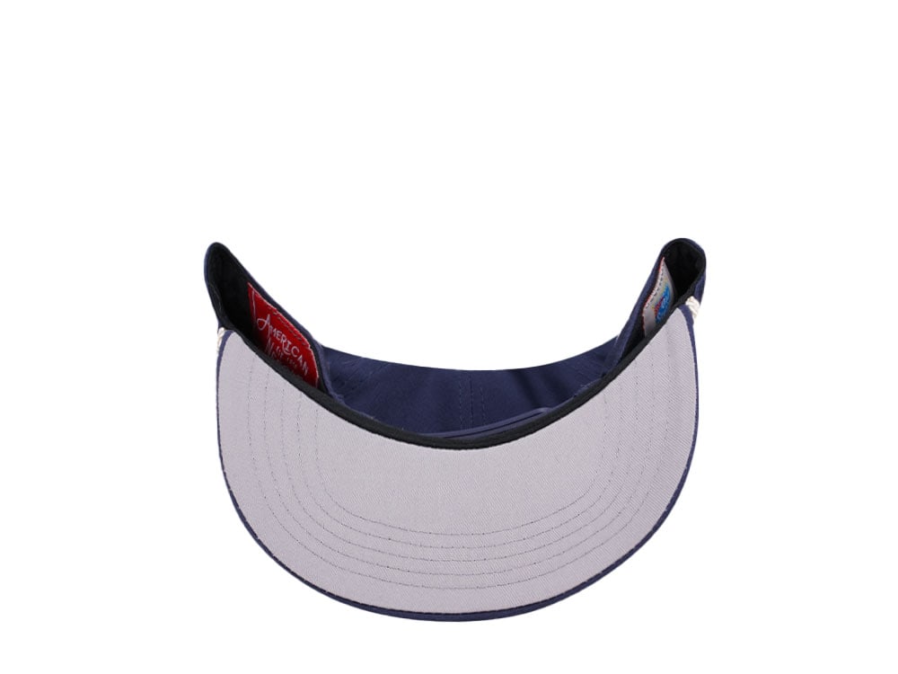 American Needle Old Style Canvas Cappy Navy Casual Snapback Hat