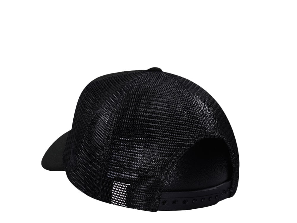 New Era New England Patriots Black Foam Trucker 9Forty A Frame Snapback Hat