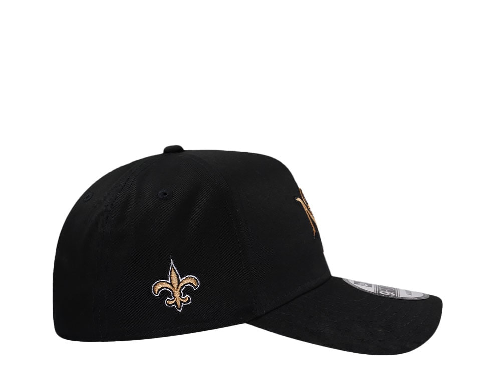 New Era New Orleans Saints City Originals Black 9Forty A Frame Snapback Hat