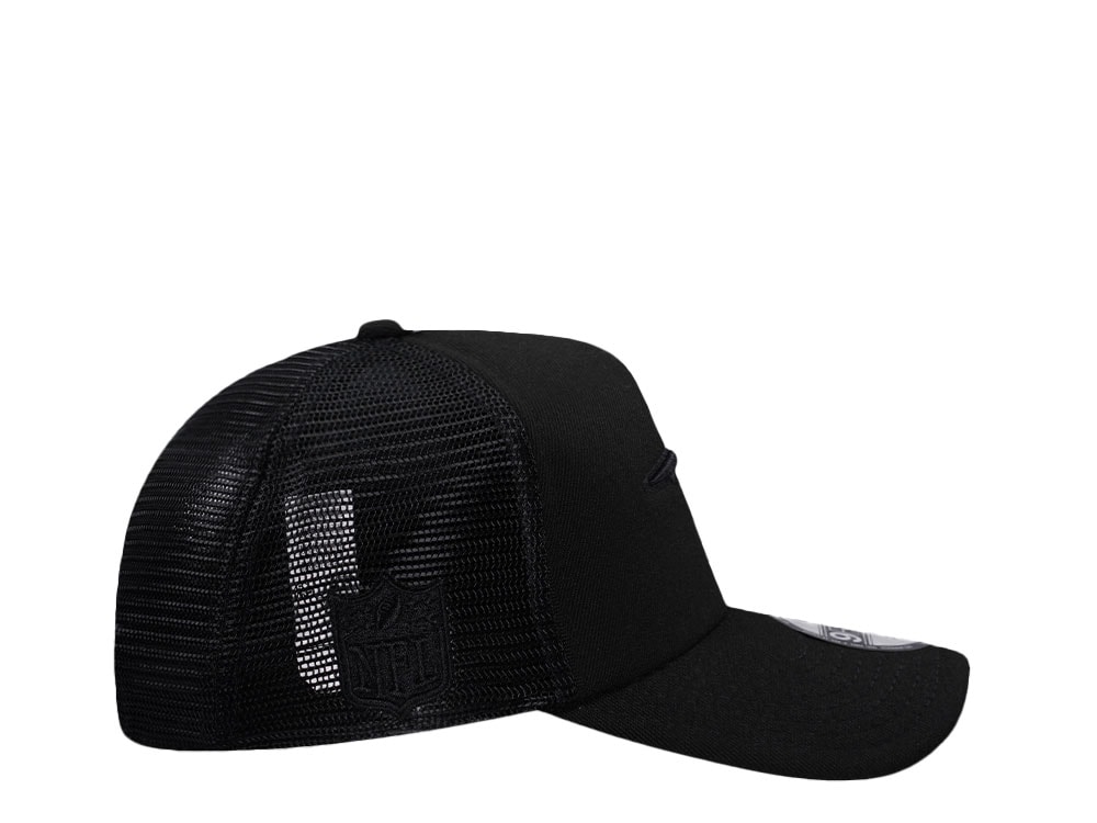 New Era New England Patriots Black Foam Trucker 9Forty A Frame Snapback Hat