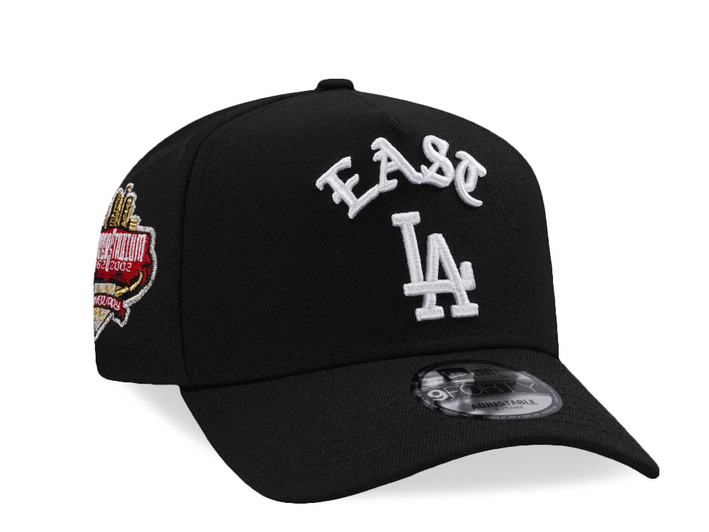 New Era Los Angeles Dodgers 40th Anniversary Black Prime Edition 9Forty A Frame Snapback Cap