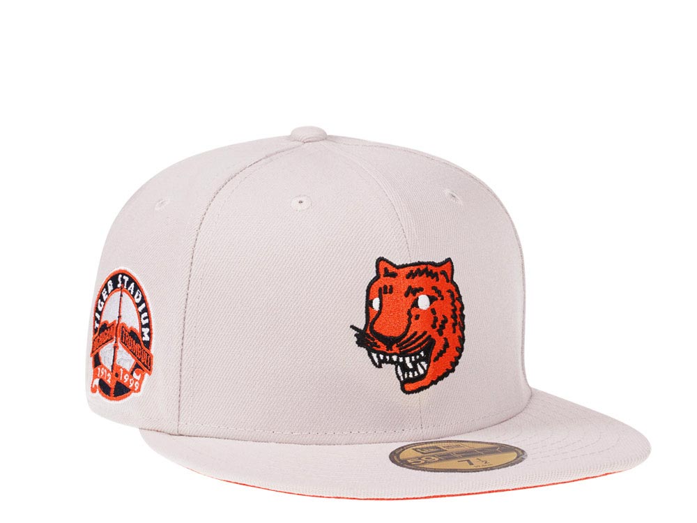 New Era Detroit Tigers Stadium Patch Cream Prime Edition 59Fifty Fitted Hat