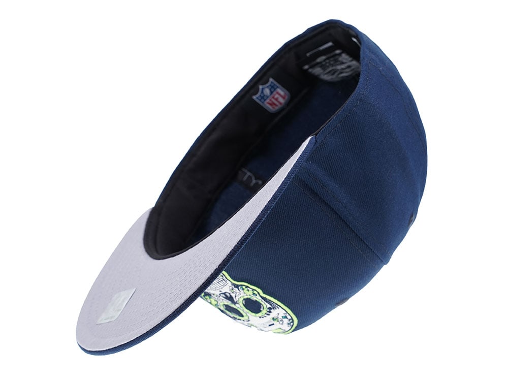 New Era Seattle Seahawks Skull Edition 59Fifty Fitted Hat