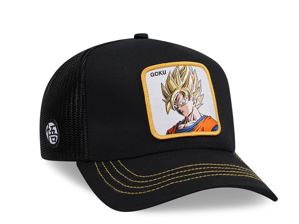 Capslab Dragon Ball Z Goku Black Trucker Snapback Hat